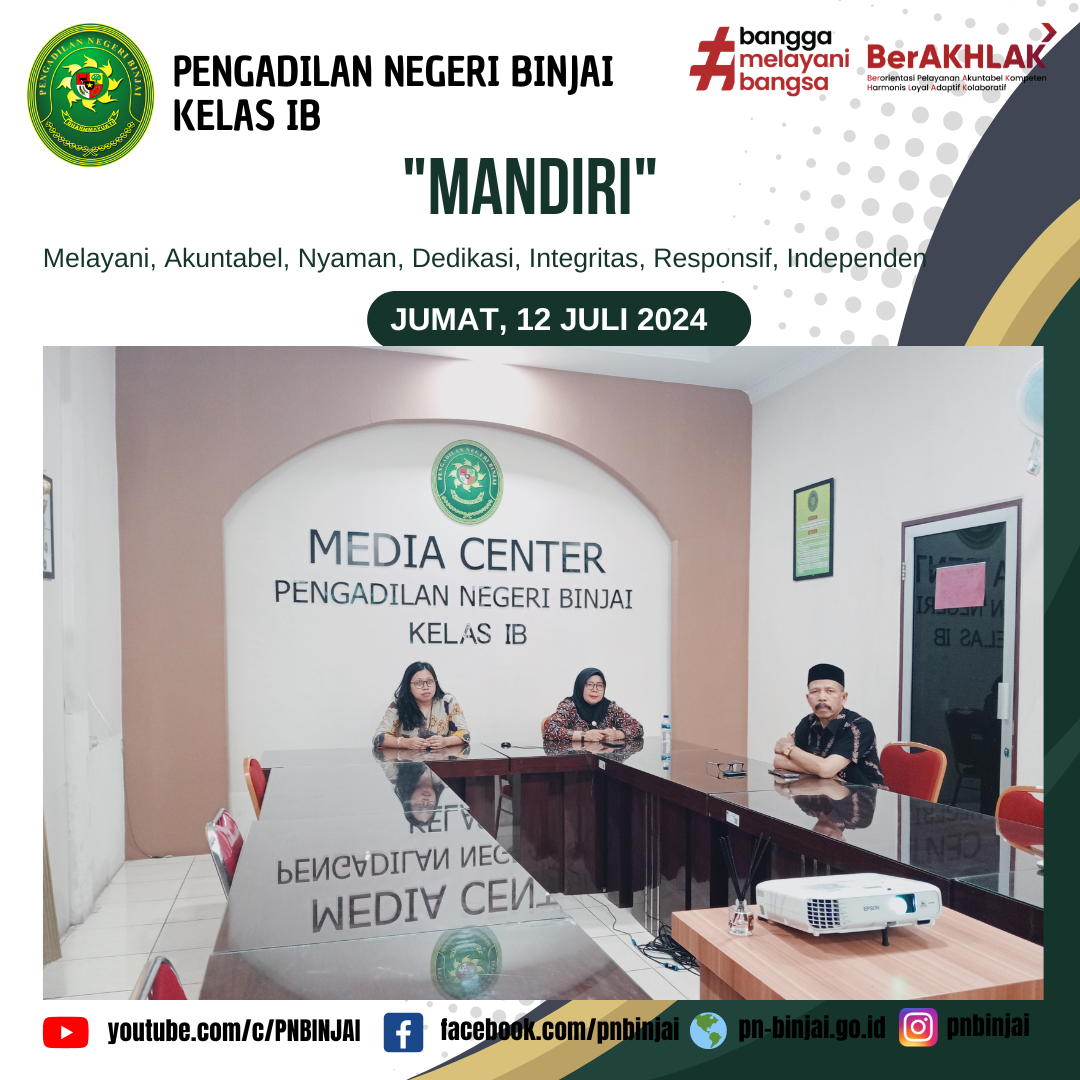 Pembinaan Teknis dan Administrasi Yudisial PT. Medan