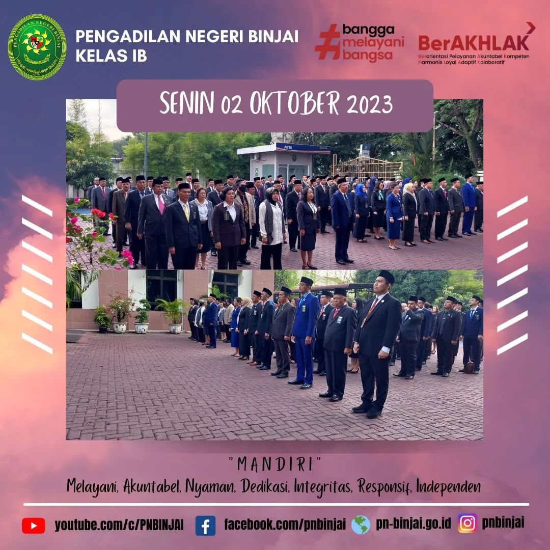 Upacara Dalam Rangka Memperingati Hari Kesaktian Pancasila PT Medan